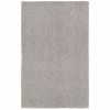 5' X 7' Modern Shaggy Soft Gray Indoor Area Rug
