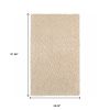 8' X 11' Modern Soft Tan Indoor Area Rug