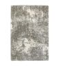 10' X 13' Gray And Ivory Distressed Abstract Area Rug