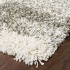 10' X 13' Gray And Ivory Geometric Pattern Area Rug