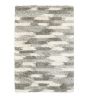 10' X 13' Gray And Ivory Geometric Pattern Area Rug