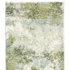 10' X 14' Blue Green Power Loom Runner Rug