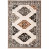 10' X 13' Abstract Ivory And Gray Geometric Indoor Area Rug