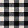 10' X 13' Monochromatic Gingham Pattern Indoor Area Rug