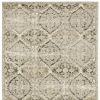 10' X 13' Ivory And Gray Floral Trellis Indoor Area Rug