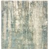 10' X 14' Blue And Gray Abstract Splash Indoor Area Rug