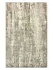 10' X 14' Gray And Ivory Abstract Splash Indoor Area Rug