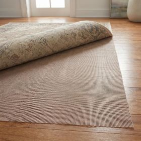 5' x 8' Brown Non Slip Outdoor Rug Pad