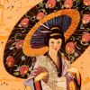 Asia via Honolulu Vintage Travel Unframed Print Wall Art