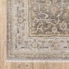 2' X 3' Beige Grey Machine Woven Oriental Indoor Area Rug