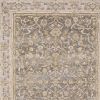2' X 3' Beige Grey Machine Woven Oriental Indoor Area Rug