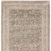 2' X 3' Beige Grey Machine Woven Oriental Indoor Area Rug