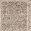 3' X 5' Beige Grey Machine Woven Oriental Indoor Arean Rug