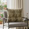 18" Taupe Sheepskin Throw Pillow