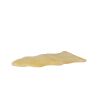 Off White Faux Fur Solid Color Plush Throw