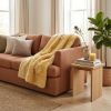 2" X 5" Natural Off White Medical Grade Double Sheepskin Throw Blanket