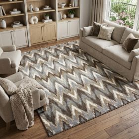 10' X 13' Taupe Dhurrie Area Rug
