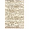 7' X 10' Ivory Shag Power Loom Area Rug