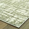 7' X 10' Ivory Shag Power Loom Area Rug
