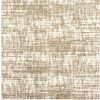 2' X 3' Ivory And Gray Abstract Strokes Scatter Rug