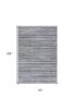 8' X 11' Navy Blue Decorative Stripes Area Rug