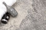 2' X 20' Gray Distressed Medallion Runner Rug