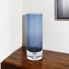 Glass Blue Ombre Cylinder Decorative Bottles