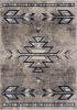 8' X 11' Beige And Blue Boho Chic Area Rug