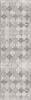 2' X 15' Gray Distressed Trellis Pattern Runner Rug