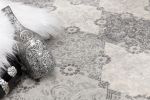 2' X 15' Gray Distressed Trellis Pattern Runner Rug