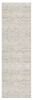 2' X 13' Ivory Distressed Ikat Pattern Runner Rug
