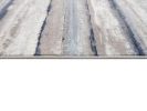 2' X 20' Blue And Beige Distressed Stripes Runner Rug
