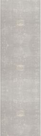 15' Grey Abstract Power Loom Runner Rug
