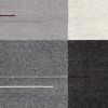 4' X 6' Gray Modern Geometric Area Rug