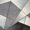 8' X 11' Grey Blue Geometric Area Rug