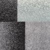 5' Grey Round Abstract Area Rug