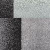 5' Grey Round Abstract Area Rug