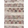 5' X 7' Cream Southwestern Area Rug