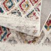 7' X 9' Cream Southwestern Area Rug