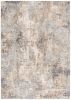 5' X 8' Beige And Ivory Abstract Area Rug