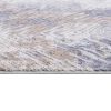 3' X 5' Beige Abstract Printed Area Rug