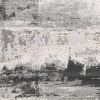 5' X 7' Gray And Ivory Abstract Dhurrie Area Rug
