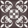 6" X 6" Light Brown And White Mosaic Peel And Stick Removable Tiles