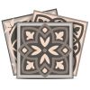 4" X 4" Espresso Brown Mosaic Peel And Stick Removable Tiles