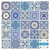 7" X 7" Blue Gray Yellow Pop Peel And Stick Removable Tiles