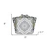 8" X 8" Vintage Sage Medallion Peel And Stick Removable Tiles