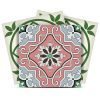 8" X 8" Vintage Green And Taupe Mosaic Peel And Stick Removable Tiles