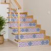 7" X 7" Vintage Purple And Taupe Mosaic Peel And Stick Removable Tiles