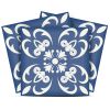 5" X 5" Wedgwood Blue And White  Peel And Stick Removable Tiles