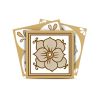 5" X 5" Vintage Brown And White Peel And Stick Removable Tiles